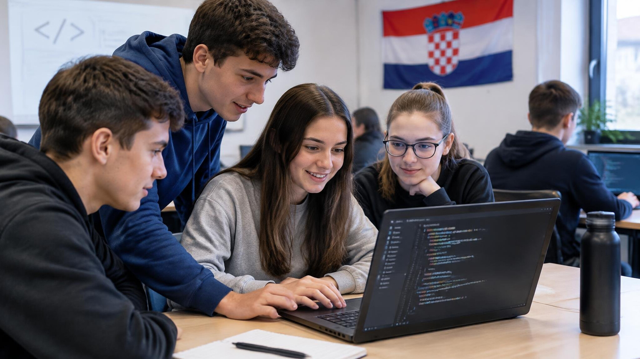 croatian students coding