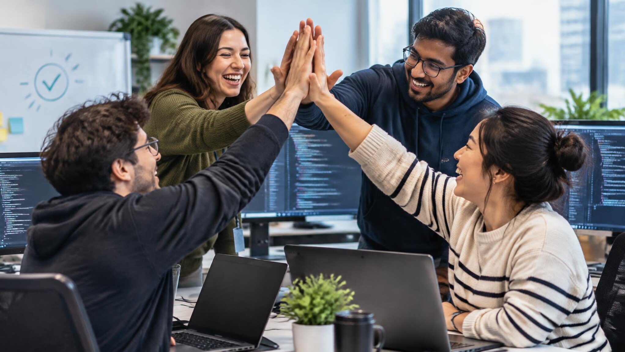 successful team of developers